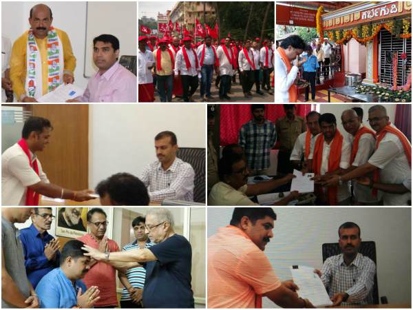 Dakshina Kannada: Congress, BJP and CPIM candidates files nomination 