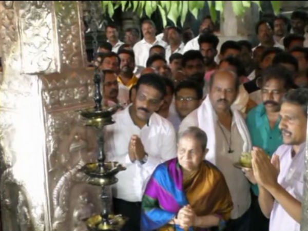 Former MLA followers went to Temple for Ticket 