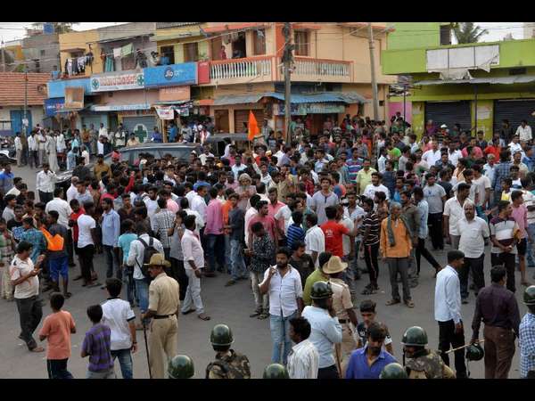 Kathua Protest in Mysuru becomes violence
