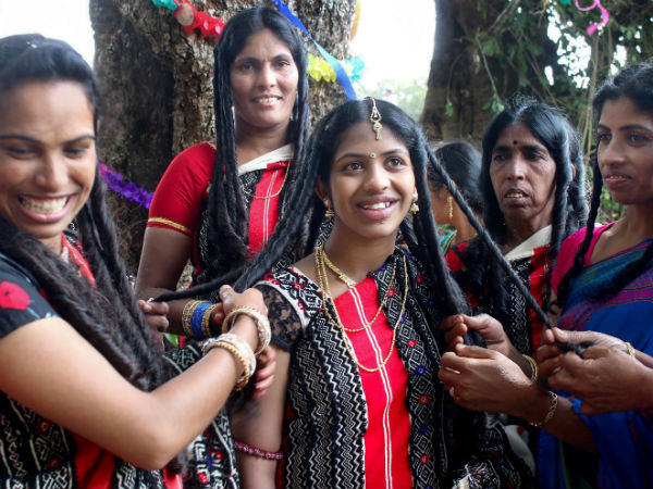 ಮದುವೆಗಾಗಿ ಸಿಂಗಾರಗೊಂಡಿರುವ ಮದುಮಗಳು 