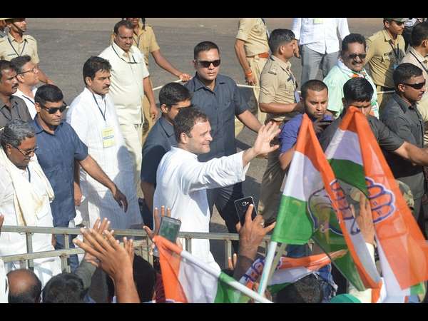 Rahul Gandhi held a Roadshow in Uttara Kannada district