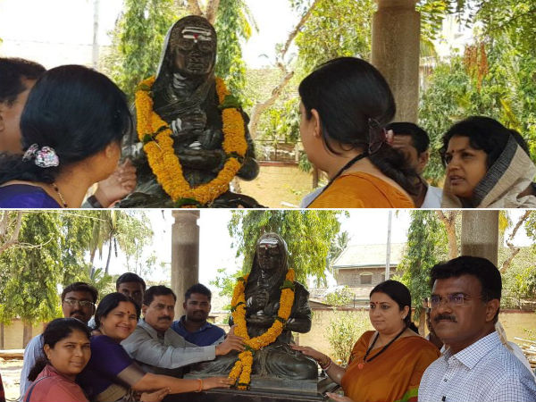 Smriti Irani campaign for BJP candidate in Belgavi