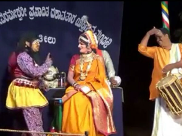 election commission issue notice to Yakshagana artiste and took back