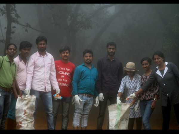Swachchhata Abhiyan in Forest by Young Poets of Mudigere