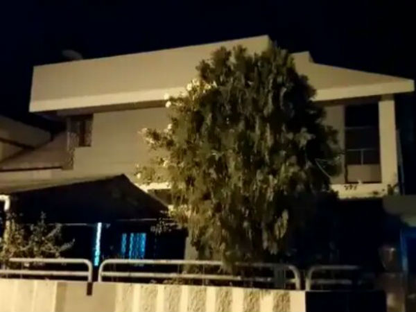 Income Tax department officials raided house of Bhimanna Naik Income Tax department officials raided house of Bhimanna Naik