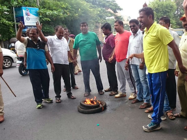 In shivamogga police have warned the protesters dont force to bandh