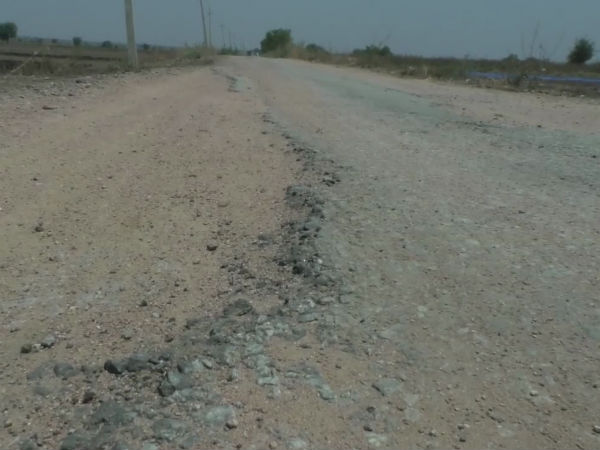 Approved road work is not yet built in google village 