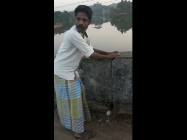 Video of Hameed about Mularpatna Bridge gone viral