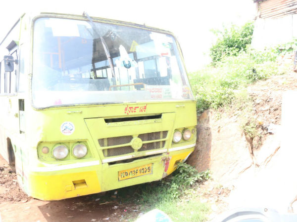 KSRTC bus driver avoided bus accident
