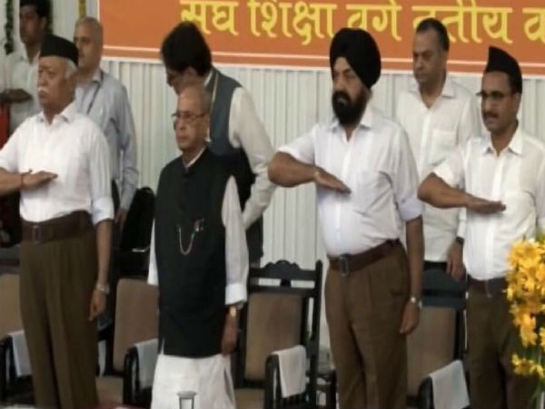 RSS condemns morphed photo of Pranab Mukherjee RSS condemns morphed photo of Pranab Mukherjee