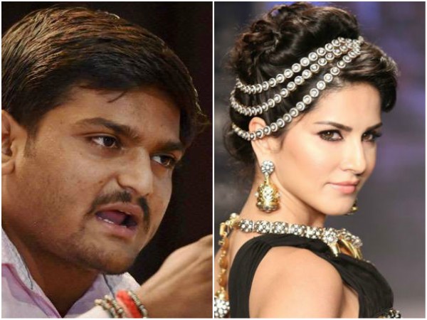 Why can not we look at Sunny Leone the way we look at Sridevi or Madhuri Dixit asks Hardik Patel Why can not we look at Sunny Leone the way we look at Sridevi or Madhuri Dixit asks Hardik Patel