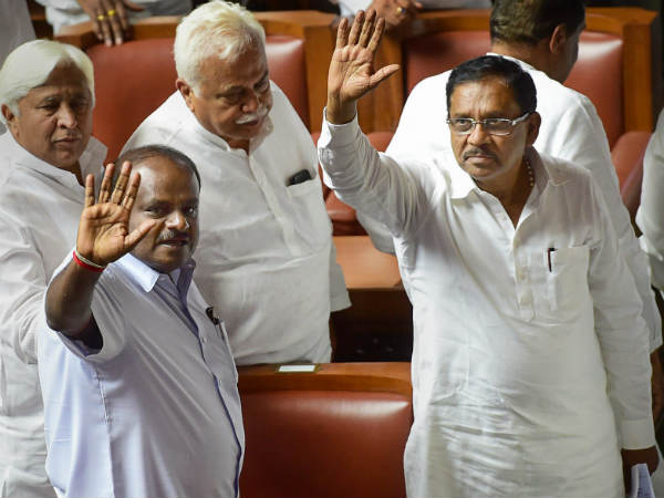 ಸಮ್ಮಿಶ್ರ ಸರ್ಕಾರಕ್ಕೆ ಬೆಂಬಲ ನೀಡಿದವರು