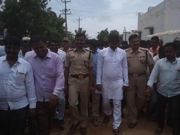 District administration taken action Stop rioting in Gonal village.