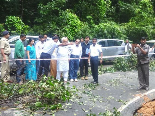 Heavy Rain In Kodagu, Deshpande Instruct For Quick Relief Fund
