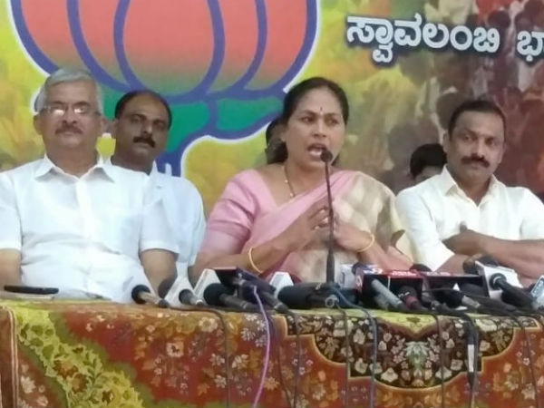 Stop arresting innocent Hindu activists in Husainabba Case: Shobha Karndlaje