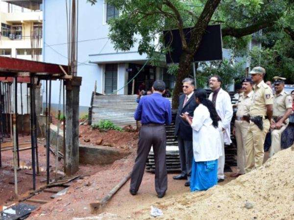 Lokayukta Justice Vishwanath Shetty visited Govt Hospitals in Mangaluru 