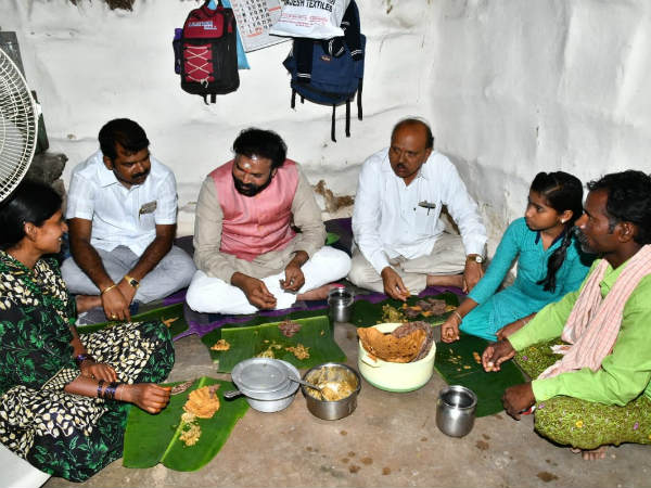 B Sriramulu has been Village stay in Nalagetanhatti Village. 