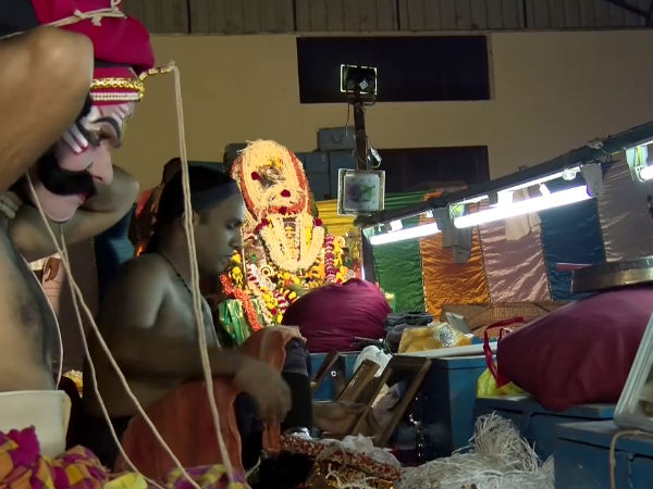 Mandarthi Yakshagana show on rainy season also