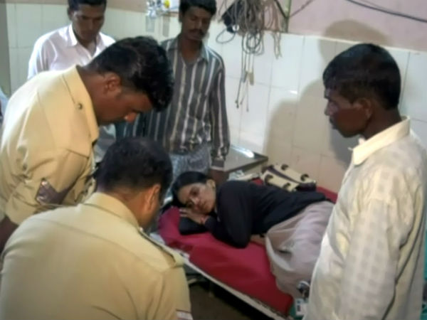 Attack on Garment woman staff in Chamarajanagar Attack on Garment woman staff in Chamarajanagar