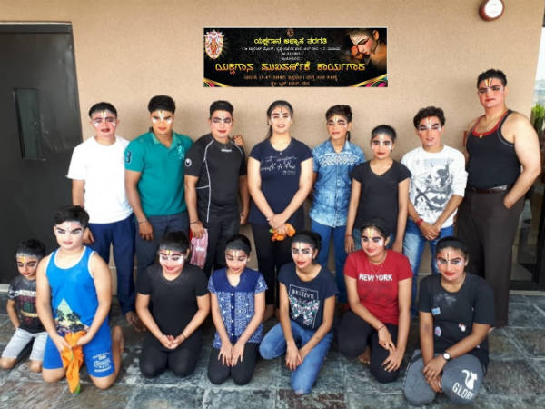 Yakshagana make up workshop in Dubai