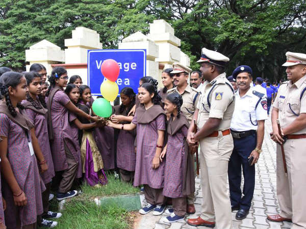 Mysore police have made a park for the strict compliance of traffic rules 