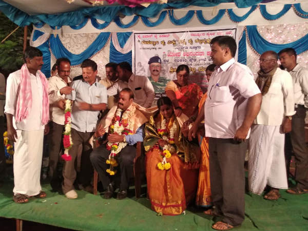 Warrior has been welcomed lavishly by the people in Sonna village