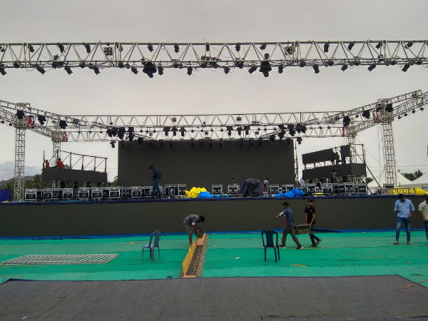 Nikhil Kumaraswamy Starrer Seetharam Kalyana Teaser is being released in Ramanagara. Nikhil Kumaraswamy Starrer Seetharam Kalyana Teaser is being released in Ramanagara.