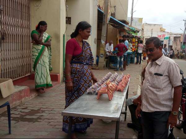 Mannettina Amavasya demand for mud made basava idols Mannettina Amavasya demand for mud made basava idols