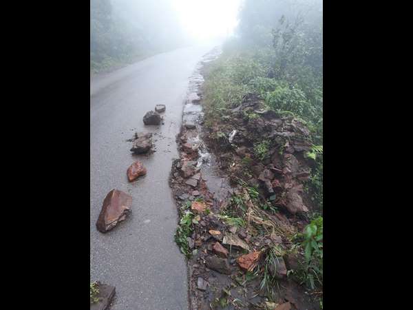 Heavy monsoon rainfall lashed Malnad region of the district on Tuesday