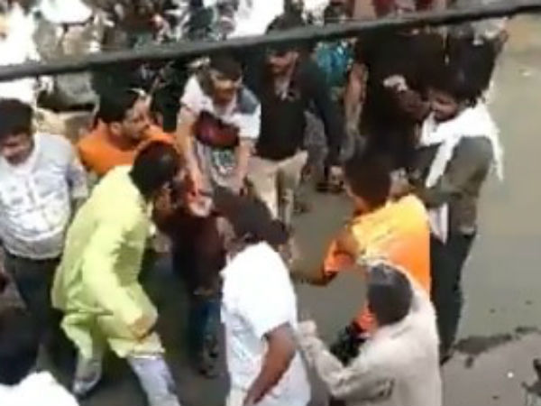 Muslim man wanted to marry Hindu woman, beaten by mob at Court Muslim man wanted to marry Hindu woman, beaten by mob at Court
