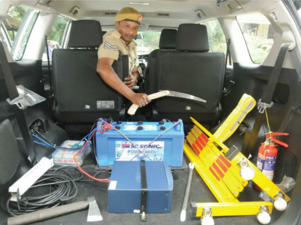 Petroling vehicles now have a basic facilities.