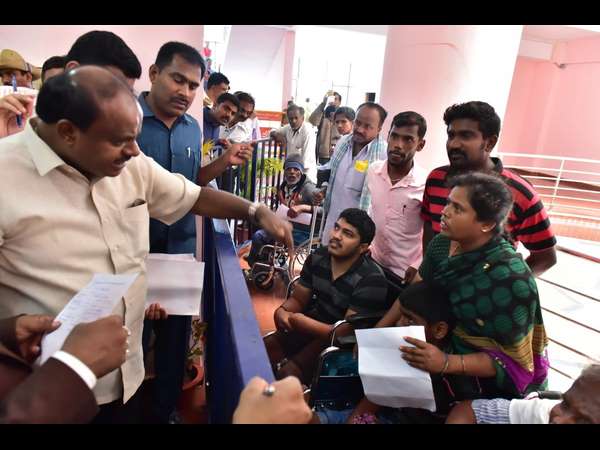 HD Kumaraswamy launched development works in Ramanagara