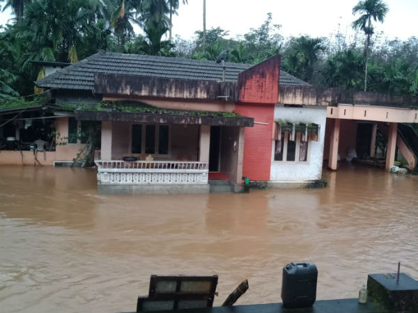 Heavy rain in Dakshina Kannada, Western Ghat range 
