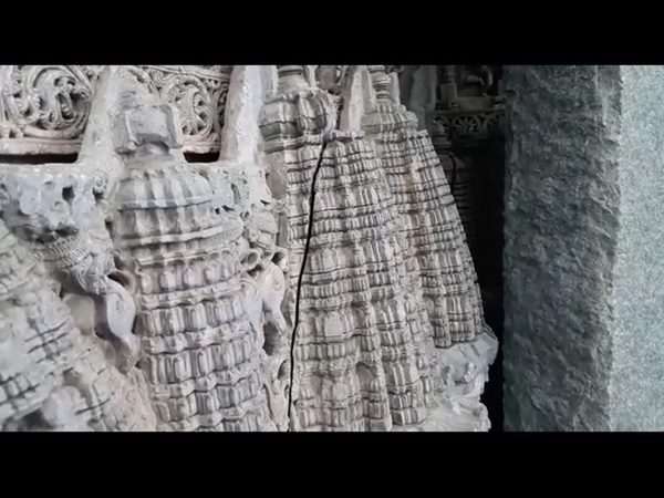 Amrutheshwara temple is completely damaged 