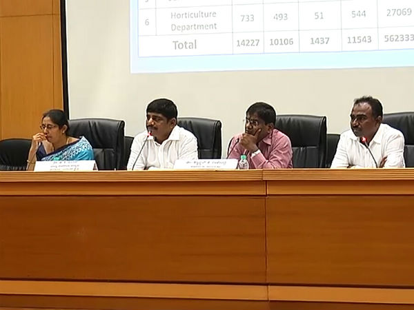 Officials were sleeping at a development meeting in Ramanagar 