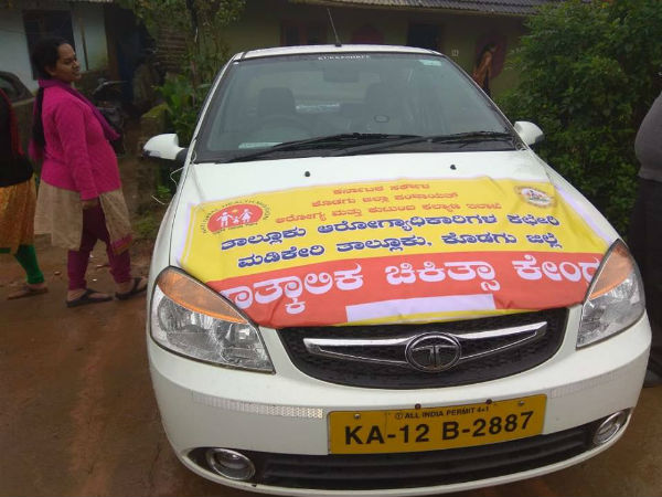 10 mobile unit set up at Kodagu for health check up 