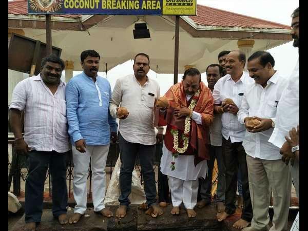 BJP MLAs are Lions, If you guts touch them: K S Eishwarappa challenged Congress