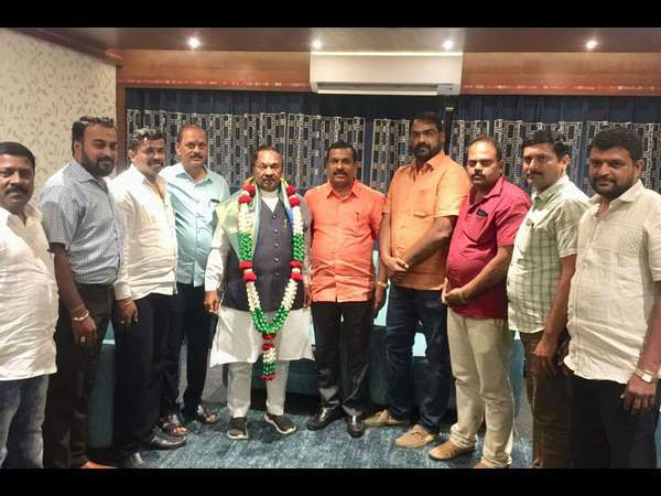BJP MLAs are Lions, If you guts touch them: K S Eishwarappa challenged Congress