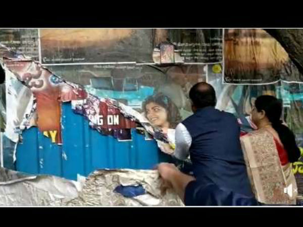  ಪ್ರತಿದಿನ ಒಂದು ಗಂಟೆ ಭಿತ್ತಿಪತ್ರ ತೆರವು ಕಾರ್ಯ