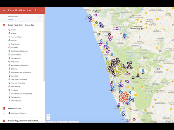 Google person Finder Tool for Kerala is active 