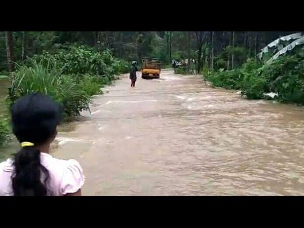 Heavy rainfall continues throughout the coastal district 