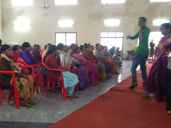 Entertainment is being provided in camps for flood victims.