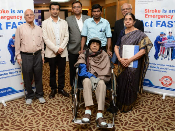 Narayana Multispeciality Hospital saves a 102 year old patient from paralysis Narayana Multispeciality Hospital saves a 102 year old patient from paralysis