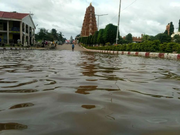 Agricultural land have been destroyed by flooding in the Kapila river.