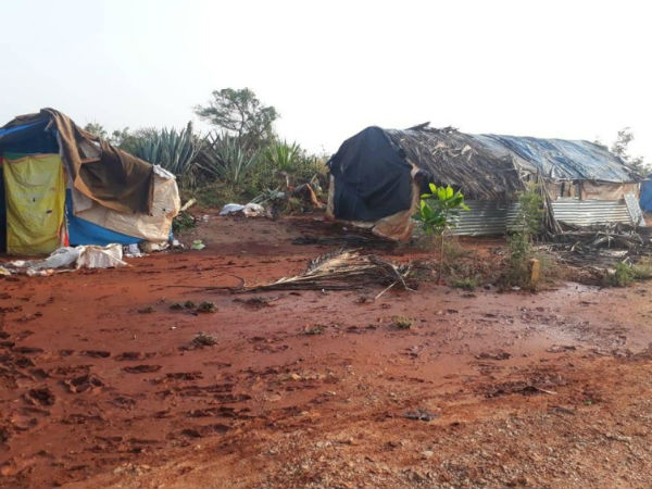 Government has not provided infrastructure to the Gundlupet Girijana Government has not provided infrastructure to the Gundlupet Girijana