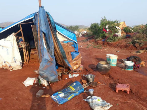 Government has not provided infrastructure to the Gundlupet Girijana Government has not provided infrastructure to the Gundlupet Girijana