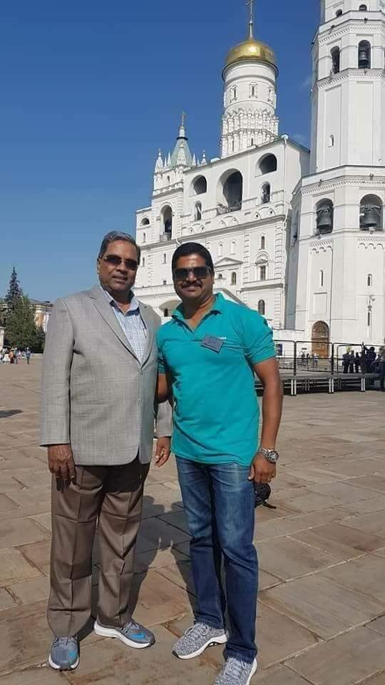 ಪುತ್ರ ಯತೀಂದ್ರ ಸಹ ಜೊತೆಯಲ್ಲಿ