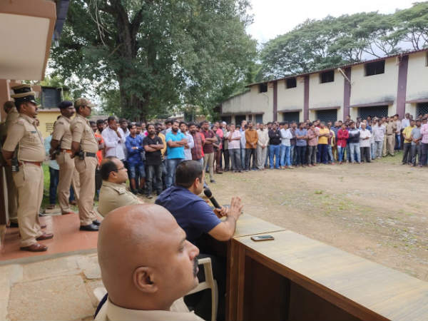 Precautionary measures have been taken by the shivamogga police