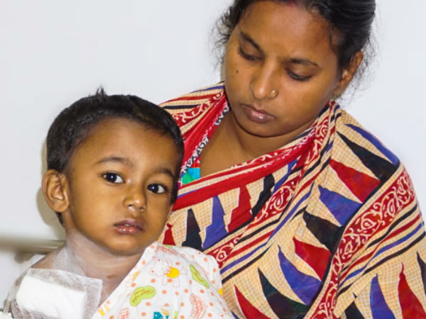 3 year old Avijit who suffers from cancer will not survive without urgent treatment