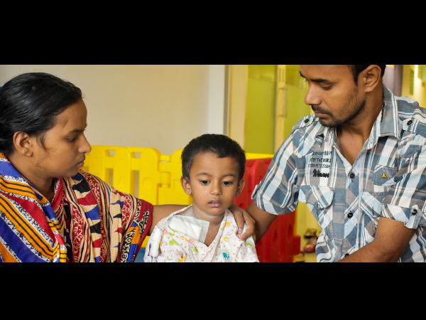 3 year old Avijit who suffers from cancer will not survive without urgent treatment
